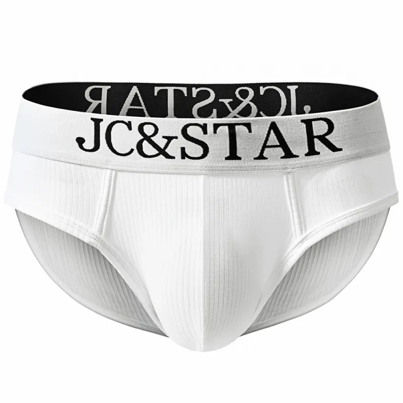 Cuecas masculinas atléticas com design de corte alto, cuecas de algodão com nervuras, conforto esportivo para homens, biquíni deslizante, tanga