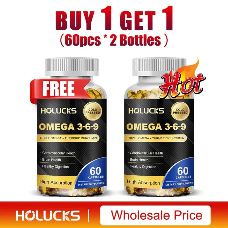 Omega 3-6-9 Fish Oil Capsules for Heart Brain Health & Healthy Digestion Cognitive Function Immune Support — image 9