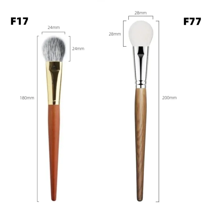 Natural Hair Blush Brush Face Highlighter Shadow Makeup Brushes Natural Goat Hairs Bronzer Pro Essential Cosmetic Tools — image 2