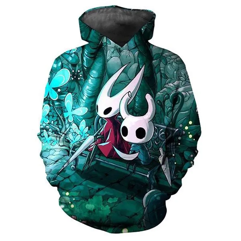Hollow Knight Game 3D Print Hoodies Men Women Casual Fashion Oversized Sweatshirts Hoodie Harajuku Pullovers Tracksuit Clothing — image 3