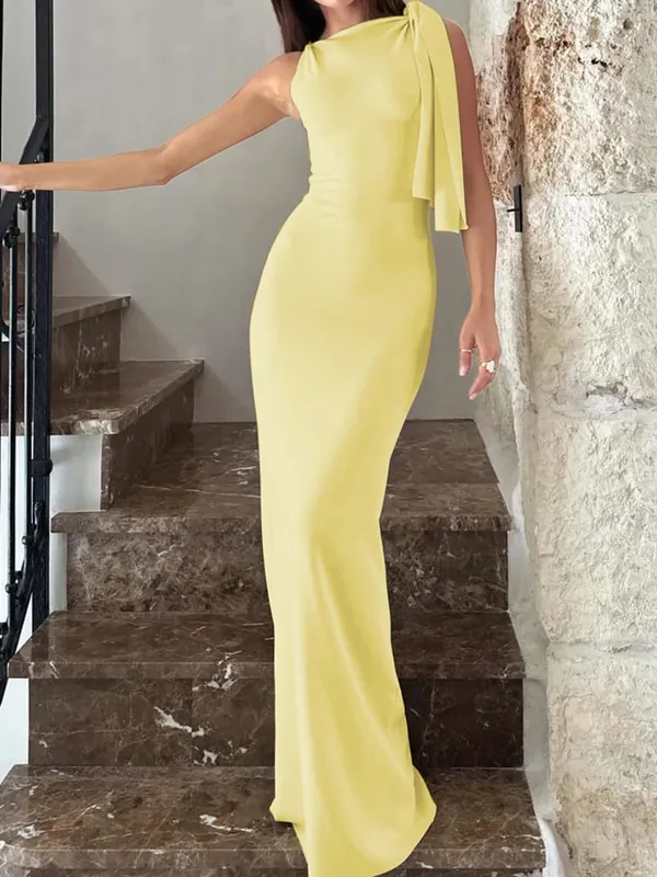 Hugcitar moda solido o collo senza maniche patchwork sexy aderente maxi abito da ballo estate donna vestiti festa festival club Y2K — image 11