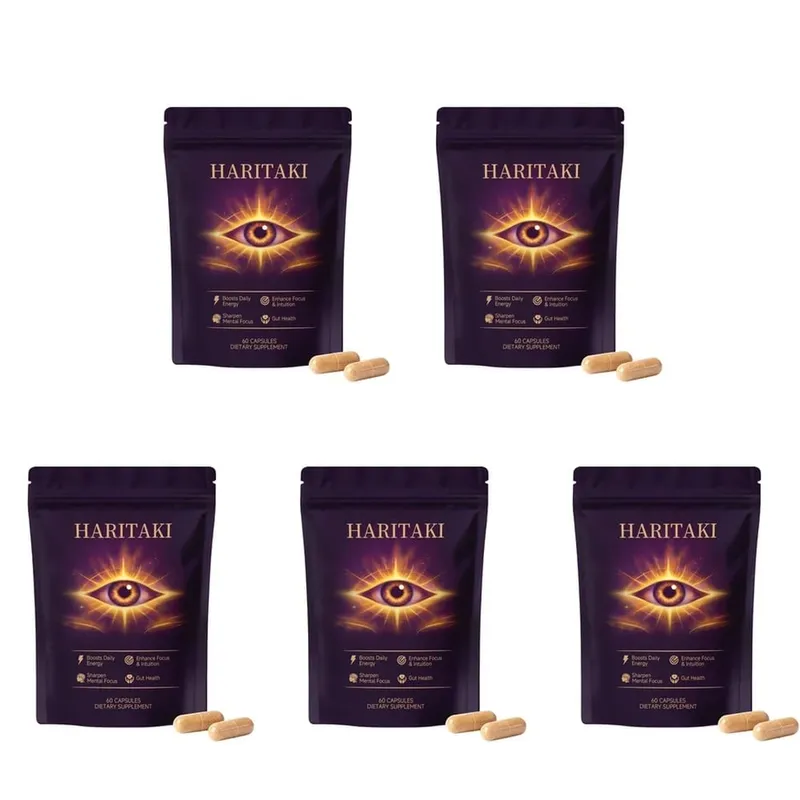 Haritaki Fruit Powder Capsules Supports Digestive Balance and Gut Health Mental Focus Single Ingredient 30 Servings 60 Capsules — image 11