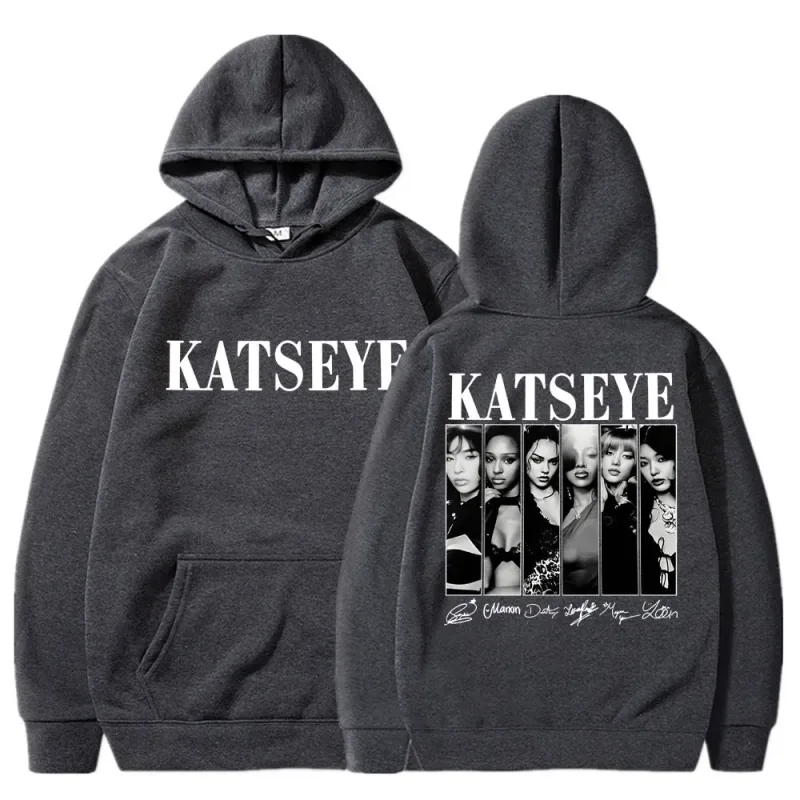 Limted Kpop Katseye Print Hoodies Vintage Trendy Men Women Y2k Hoody Sweatshirt Fleece Oversized Tracksuit Streetwear Fans Gifts — image 12