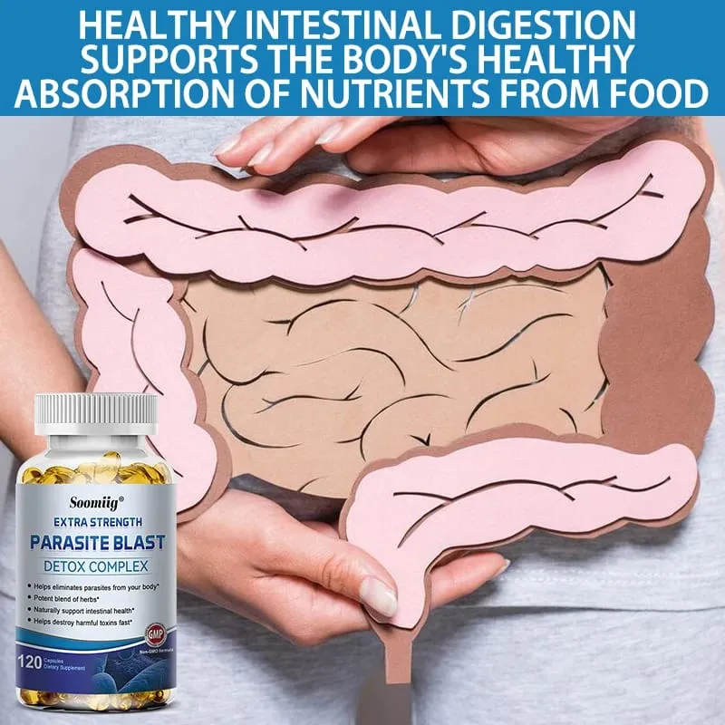 Parasite Express - Supplément naturel pour la santé intestinale qui nettoie le côlon, détoxifie et nettoie, renforce l'immunité du foie — image 4