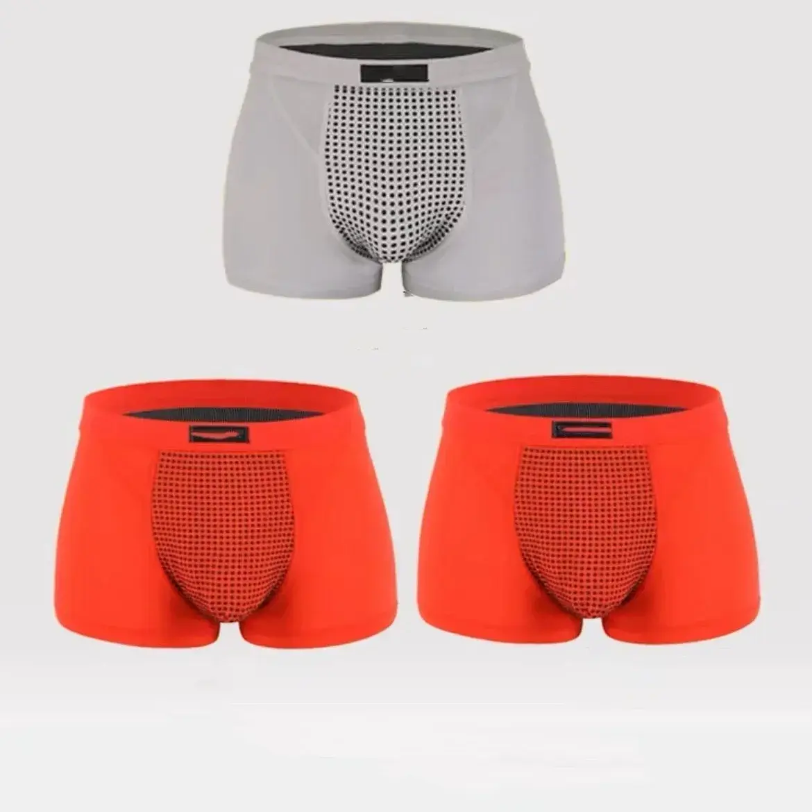 3PC Men's Magnetic Therapy Underwear Upgraded 22 Magnets Boxer Briefs L-6XL Anti-Pain Health Underwear Brazilian Breathable Men — image 1
