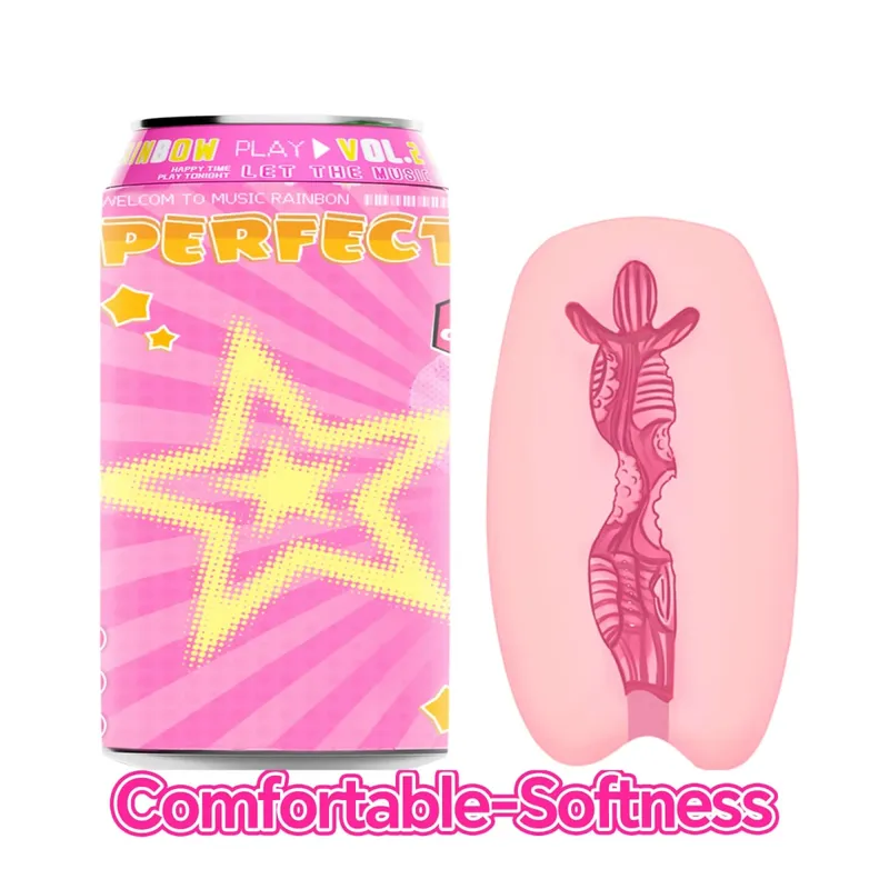 YUU Sex Toys Masculino Escondido Enlatado Copo Masturbação VER.2 Soft STPE Bolso Artificial Buceta Masturbadores para Homens Onahole 7 Cores — image 9