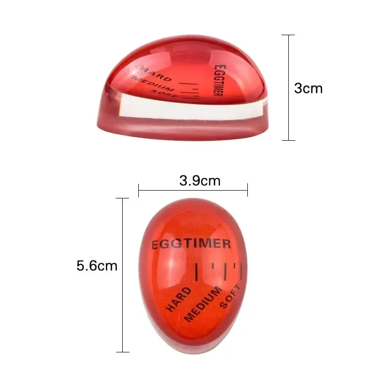 DU Egg Timer Color Changing Indicator Kitchen Boiled Egg Timer Resin Perfect Boiled Eggs By Temperature Home Kitchen Gadget — image 8