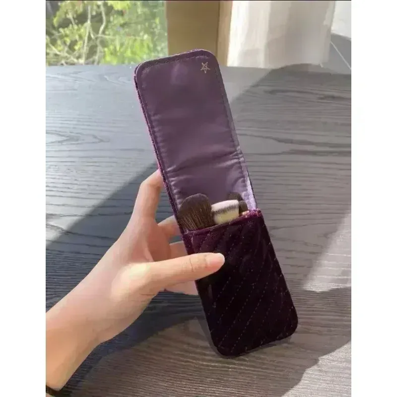 New C and T Purple 4pcs Brush Set with Bags Make Up Brushes Set — image 4