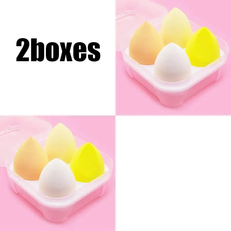 4/8/16pcs Cosmetic Puff Set Beauty Egg Wet And Dry Dual-Use Egg Makeup Foundation Sponge Air Cushion Puff Soft Makeup Tools — image 27