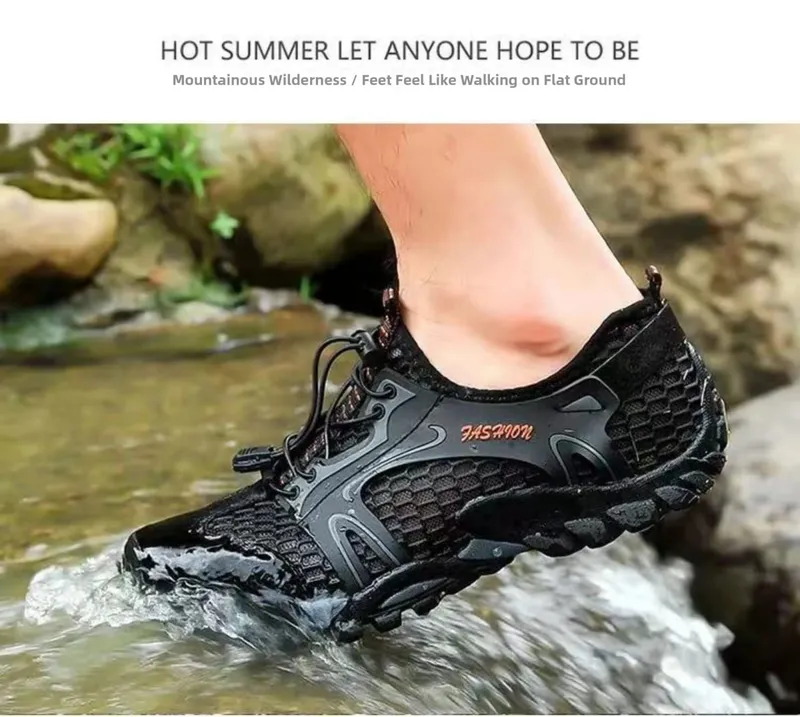 New 2026 Men's Summer Quick Dry Wading Shoes Two Way Casual Water Shoes Breathable Mesh Shoes for Outdoor And Leisure Activities — image 7