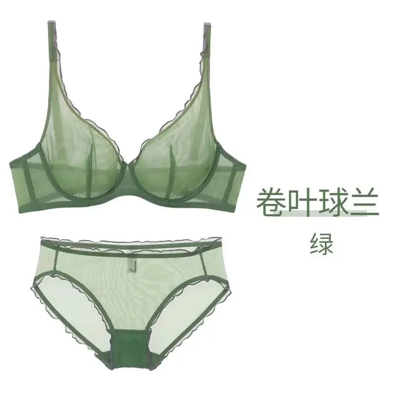 Womens Non Padded Lingerie Set Push Up Bra Full Cup Lightweight Summer Push Up Bra for Women Ultra Thin Support Bra Best Seller — image 14