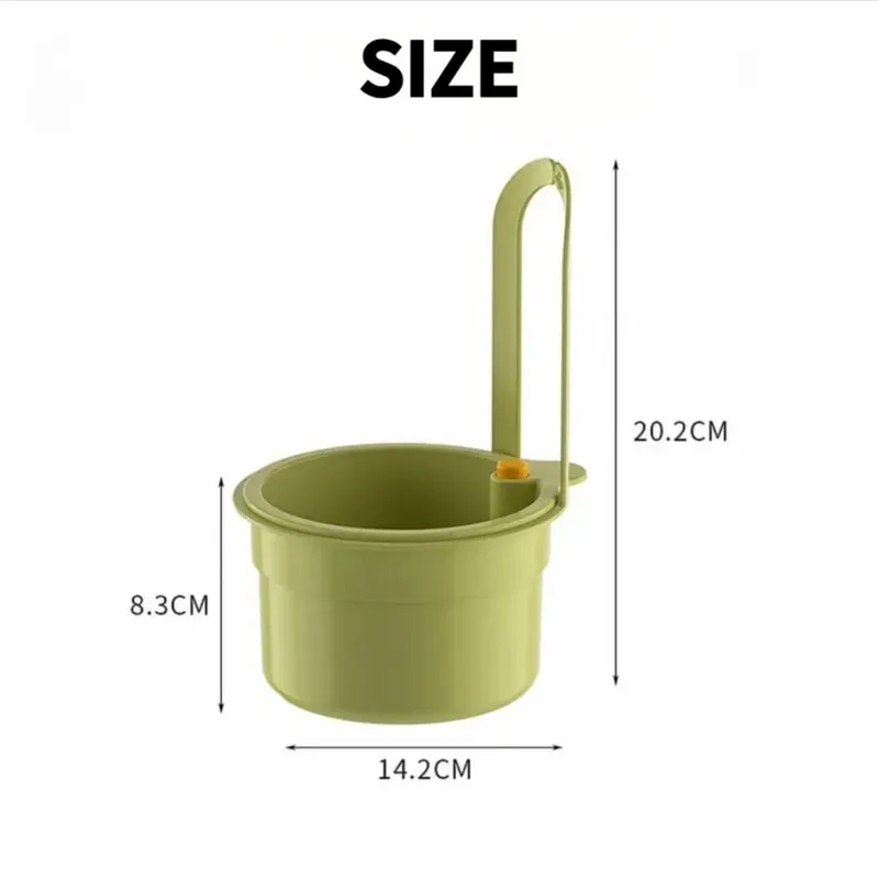 1PCS Press-Type Drain Basket: Food Strainer & Sink Organizer Multi-Functional for Kitchen & Bathroom Use — image 7