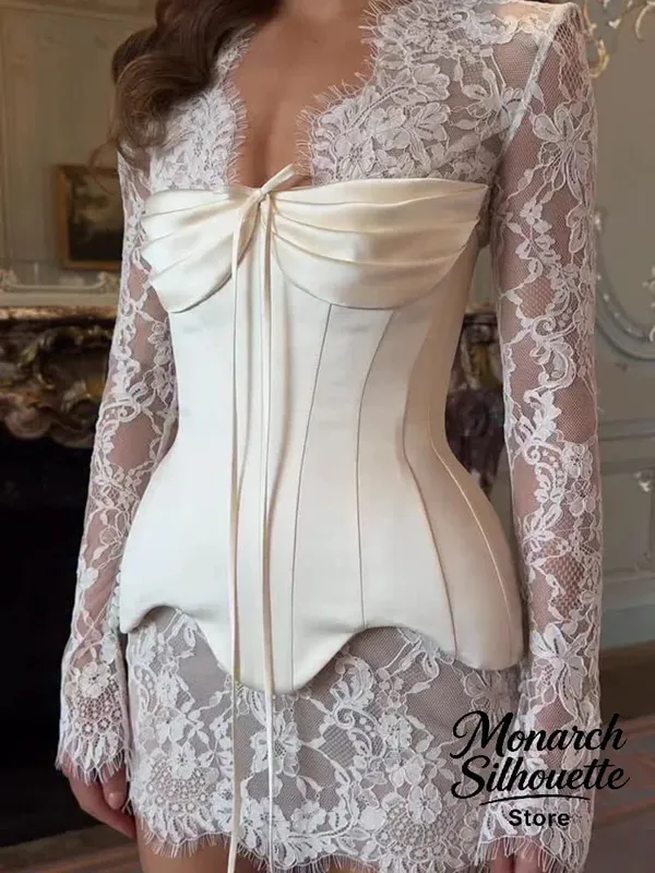 Sólido cetim renda espartilho mini vestido feminino sexy cinta de espaguete puro painel fino ajuste vestidos curtos 2026 na moda senhora noite fora wear — image 6