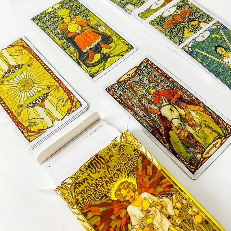 Hot-selling Tarot Deck 78pcs Cards Mystical Artwork Durable & Portable Perfect For Spiritual Guidance & Collectors — image 5