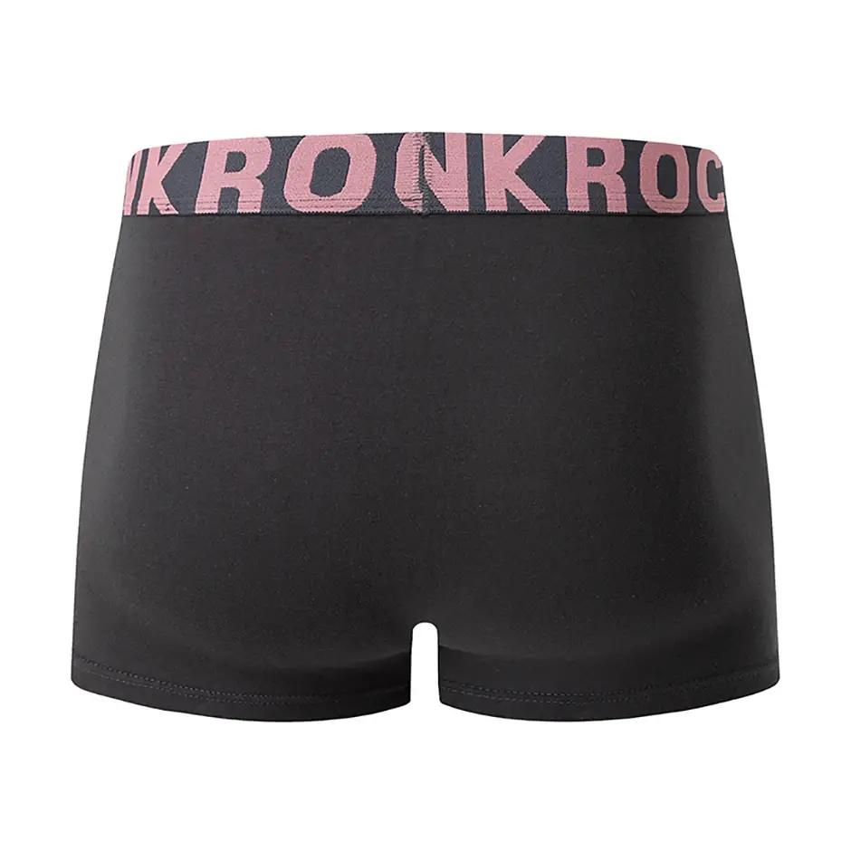 4/10 Piece Set Of Multi-color Men's Underwear Comfortable And Soft Cotton Flat Angle Pants Elastic Waist Sports Base Shorts — image 4