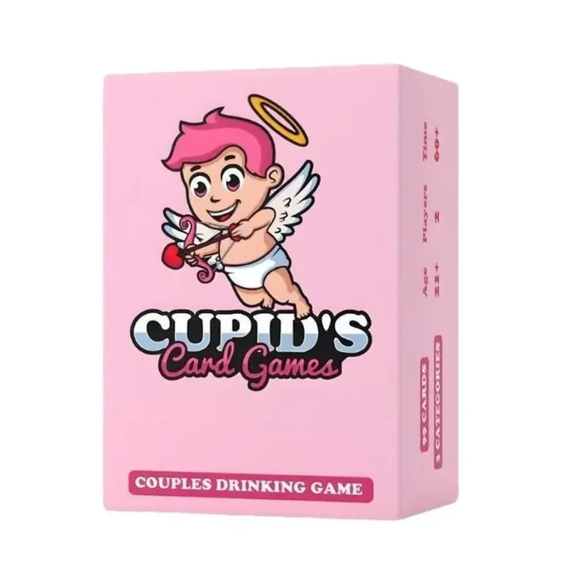 New Cupid Card Game Couples Drinking Game for Adult Dating Nights Bedroom Game for Male and Female Pairs Valentine's Day Gift