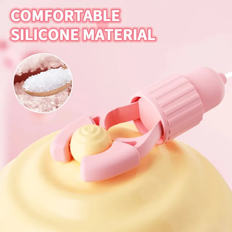 Sex Toys for Women Couple Breast Massage 12 Frequency Nipple Clamps Clitoral Clip Nipple Vibrator Nipple Clitoral Stimulation — image 5