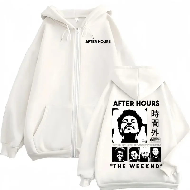 The Weeknd After Hours Til Dawn Zipper Hoodies Men Women Fashion Streetwear Jacket Sweatshirt Fleece Cozy Zip Up Pullovers Coats — image 6