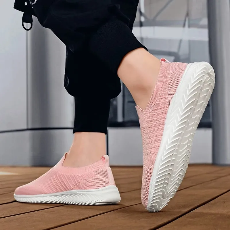 Men Vulcanize Shoes Mesh Men Shoes Lightweight Comfortable Men's Sneakers 2025 Autumn Fashion Slip on Flats Shoes Male Loafers — image 6