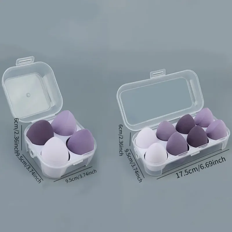 4/8pcs Cosmetic Puff Makeup Sponge Blender Beauty Egg Soft Foundation Sponges Powder Puff Women Make Up Accessories Beauty Tools — image 3