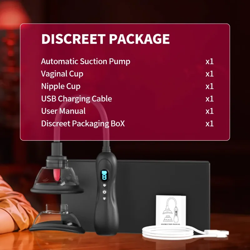 Pussy Pump Vibrator Tough Licking Sucking Toys BDSM Electric Vacuum Suck Vagina Female Sex Pump Toy Clit Nipple Sucker for Women
