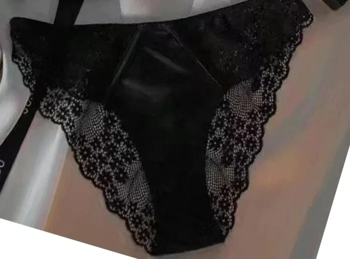 Sexy Satin Half Cup Bra Set with Steel Ring Thin Comfortable Upper Support Green Lace Edge Glossy Lingerie for Women — image 18