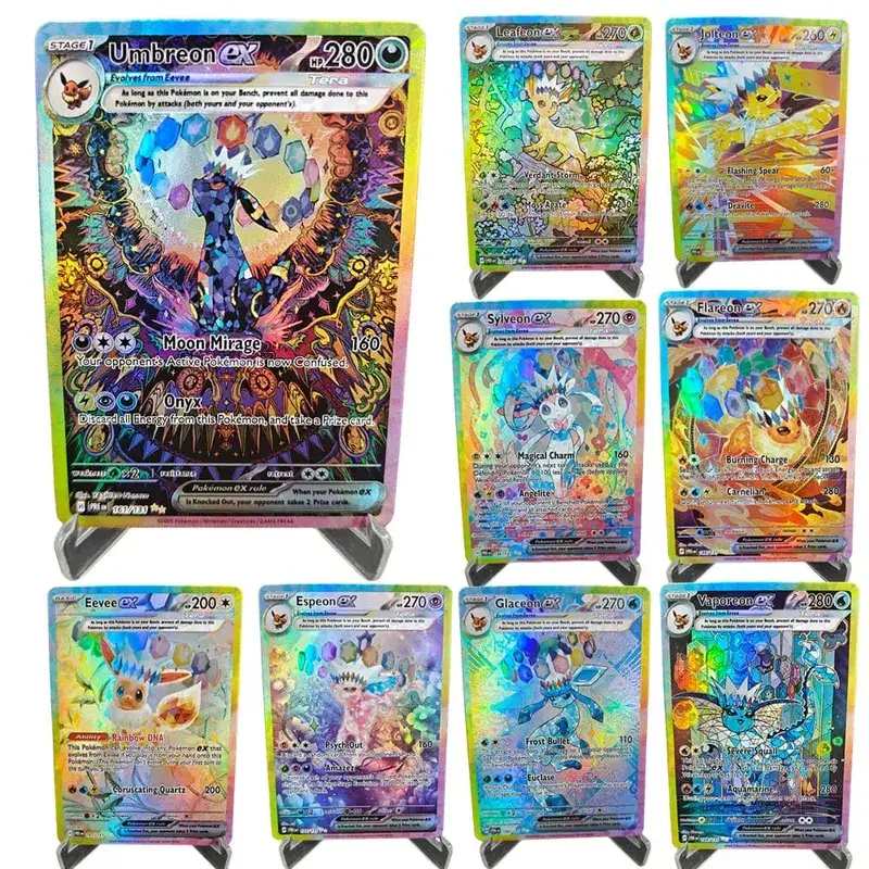 Pokemon Card PTCG Foil Proxy English Gengari Rayquaza Vmax Giratian Lugia V Mew Latias Latios EX Collectibles Trading Card Game