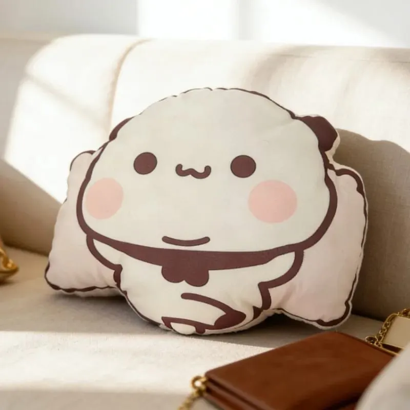 New Cute Bubu Panda Throw Pillows Kawaii Anime Yier Plush Pillows Sleeping Companion Pillow for Friends Home Decor Couple Gift — image 8