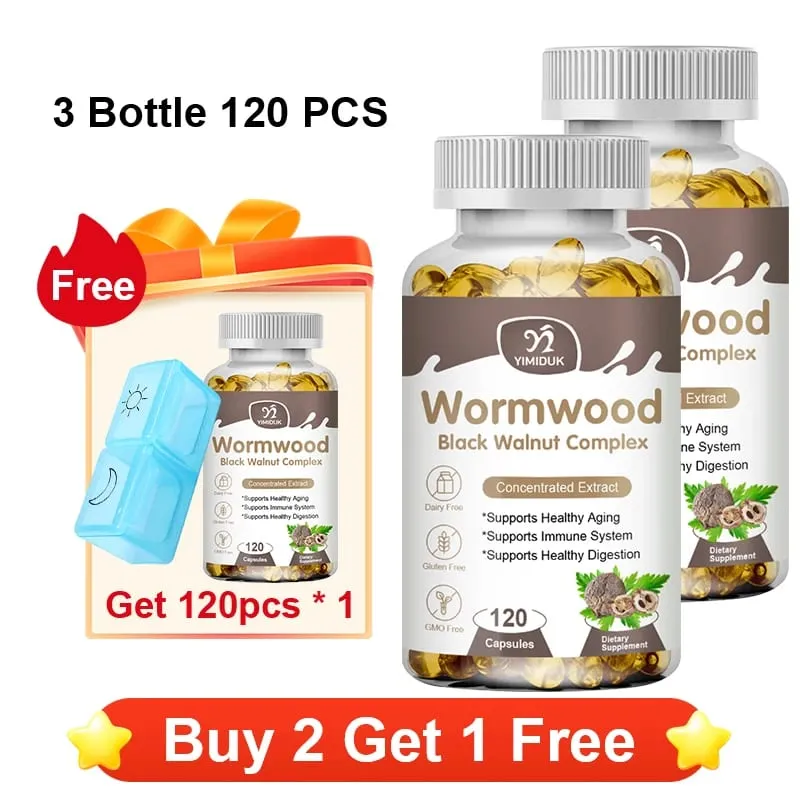 Premium Wormwood Cleanse Supplement with Black Walnut Clove & Quassia Supports Intestinal Health Detox & Digestive Balance — image 12