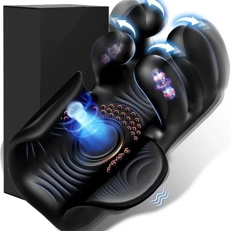9 Biting Rotating Modes Blowjob Sex Machine Stroker for Training Stimulation Increase Endurance Adult Sex Toys for Men Pleasure — image 7