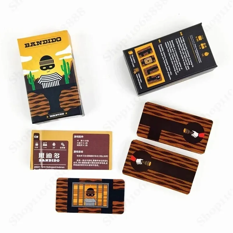 Bandido Bandida Family Table Game 1-4 Players Strategy Card Game For Party Fun With Chinese English Explanations Christmas — image 5