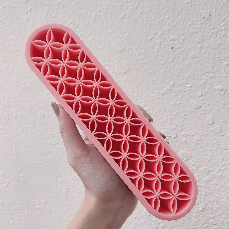 High Quality Storage Box Painting Pen Holders Silicone Storage Box Makeup Brush Holder Organizer Box for Brushes — image 10