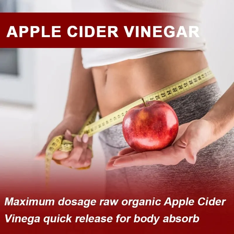 Alxfresh äppelcidervinägerkapslar med zinkvitaminer | 1000mg | Hälsosamt tillskott Icke-GMO — image 2