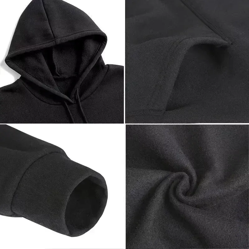 2026 Hoodie Herr Vintage Rock Band Grupp Affisch Turné Datum Text Konsttryck Sweatshirt Estetisk Hip Hop Oversized långärmade toppar — image 12