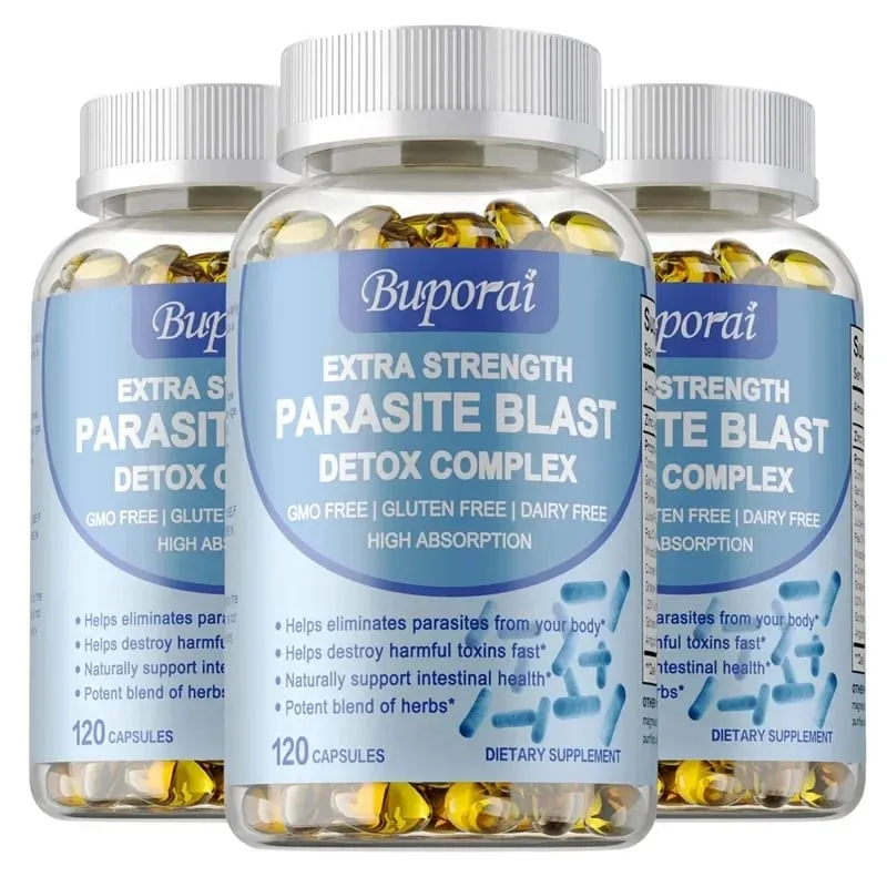 Parasite Blast Detox Complex – Támogatja a bélrendszer egészségét Eltünteti a parazitákat Elősegíti az anyagcserét és erősíti az immunitást — image 10