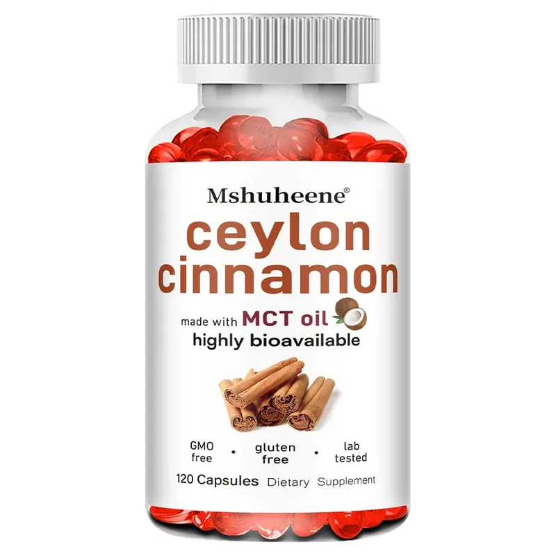 Cápsulas orgânicas de canela do Ceilão 600mg de alta potência suporta antioxidante energia imunológica coração articulação osso e saúde digestiva — image 9