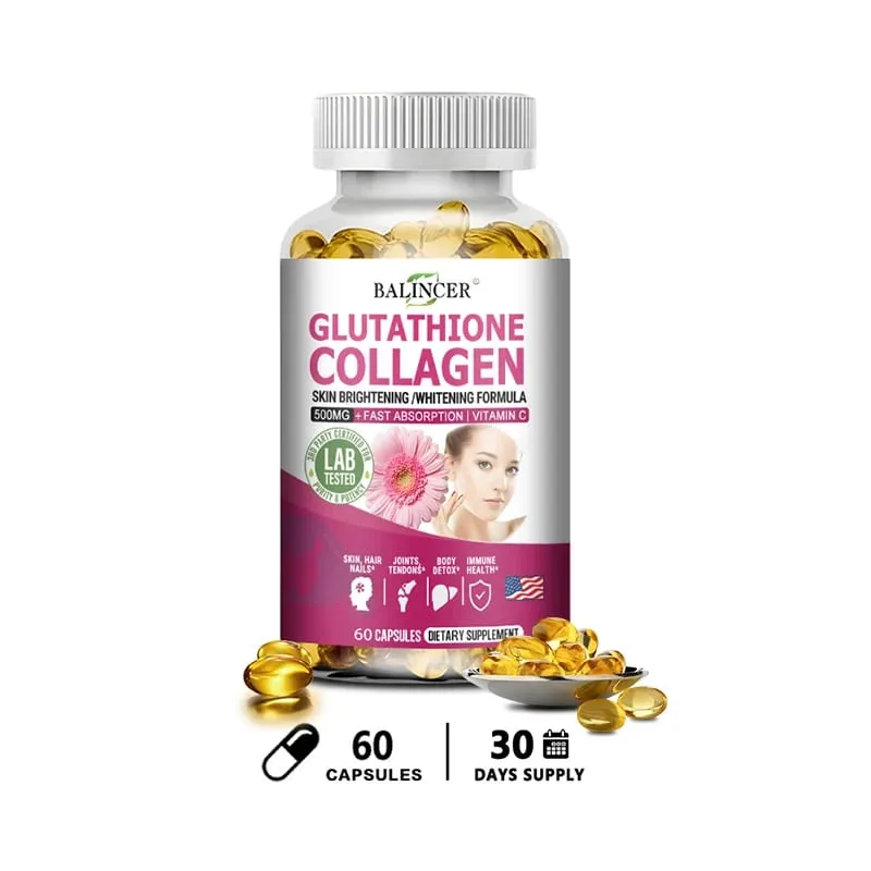 Glutathione Supplements - Collagen Booster Antioxidant Support Liver Detoxification Skin Whitening and Brightening — image 10