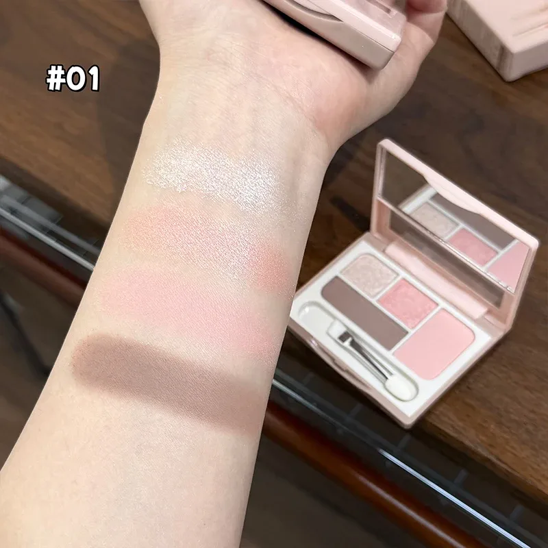 ART VALUE Pearlescent Eyeshadow Palette Makeup Lasting Glitter Matte Eye Shadow Shimmer Contouring Highlight Shadow Cosmetics