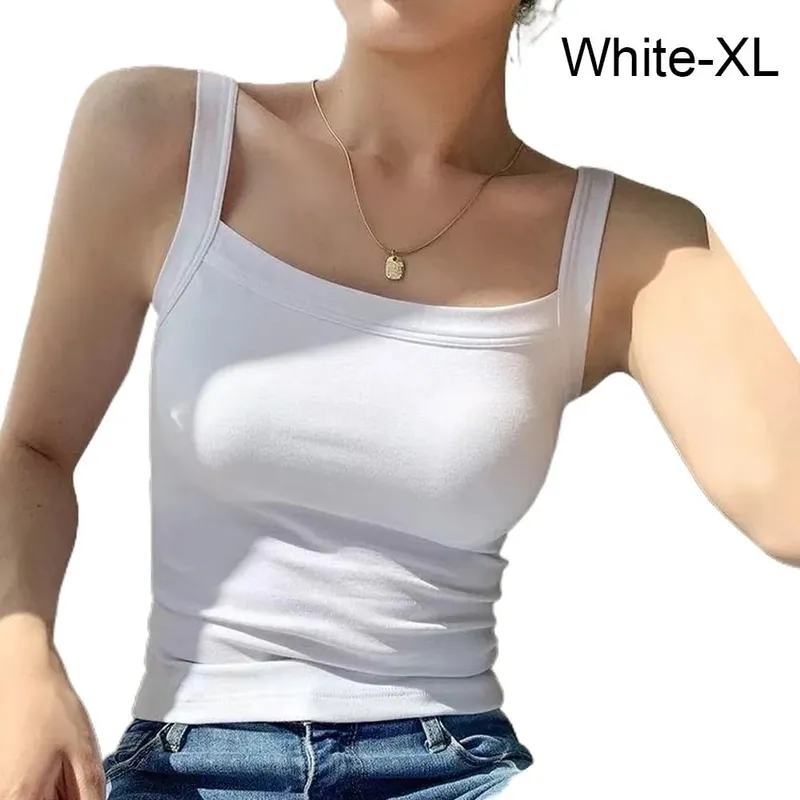 Casual Sleeveless Summer Tank Tops Underwear Camisoles Cami Top Shirt Slim Fitted Tops Sports Activities — image 14