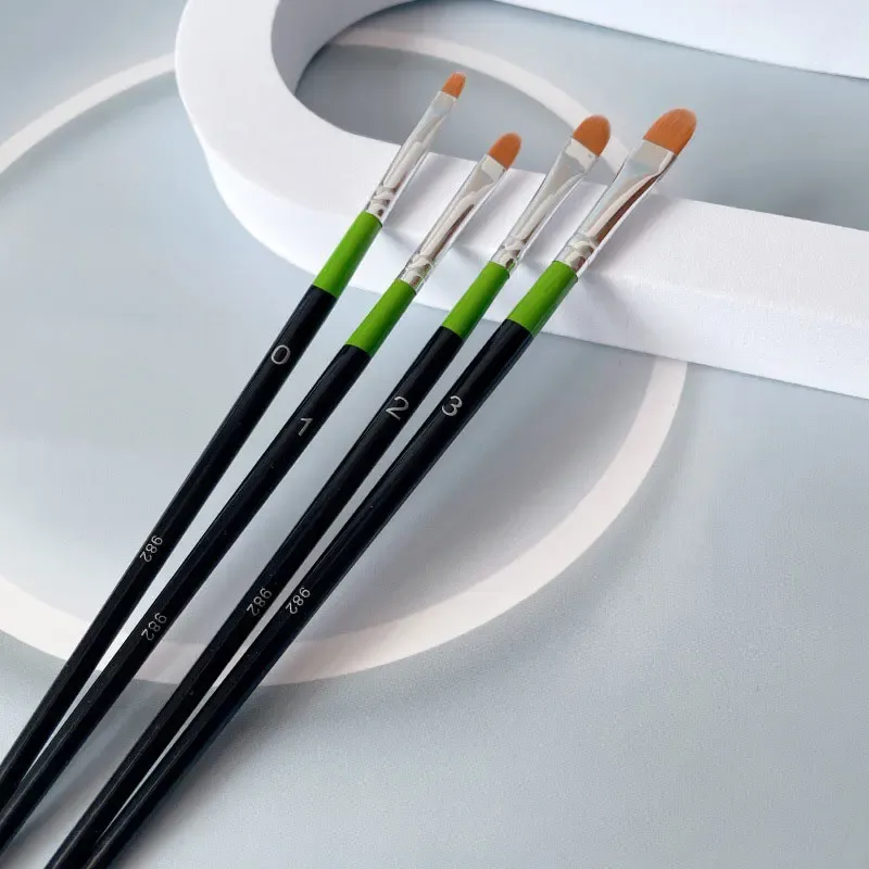 1/4/5pc Foundation Makeup brushes Small Detailed Concealer Make up brush wood handle cosmetic tool — image 3