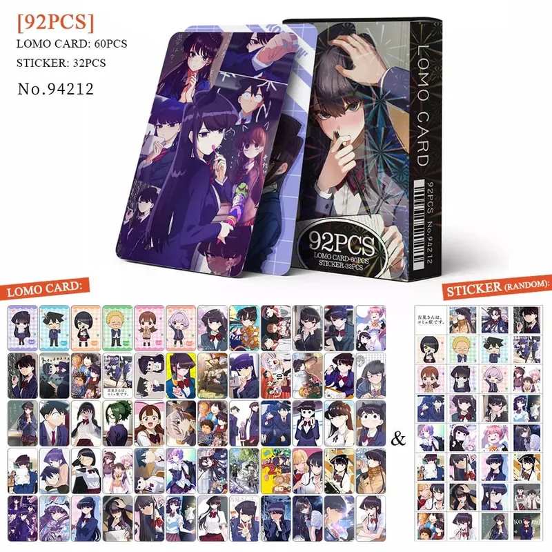 Tarjeta postal de Anime Attack on Titan Lomo, juguete Haikyuu boticario diarios Honkai Star Rail, tarjetas de colección con pegatinas de regalo — image 33