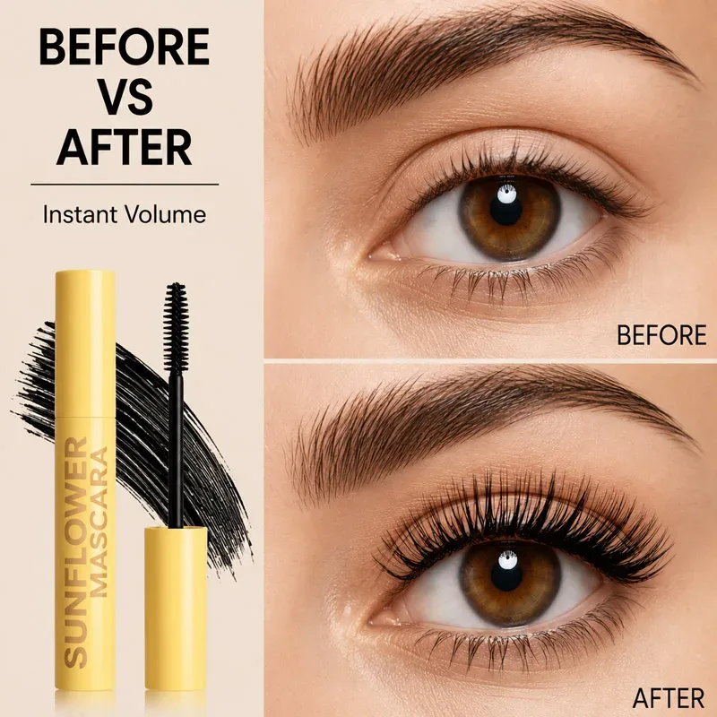 Mascara Lengthening Thick Curling Waterproof Long Lasting Eye Makeup Tool — image 2