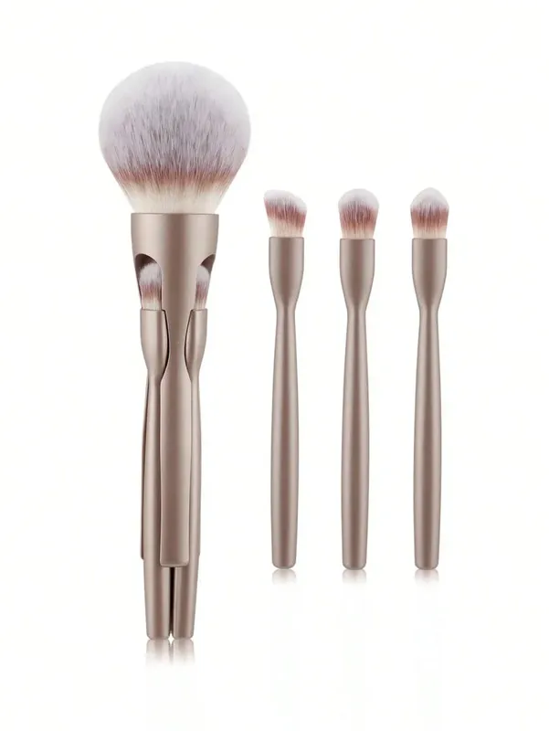 4-Piece Makeup Brush Set Featuring Professional-Grade Brushes Made from High-Quality Synthetic Fibers for a Luxurious Feel. — image 15