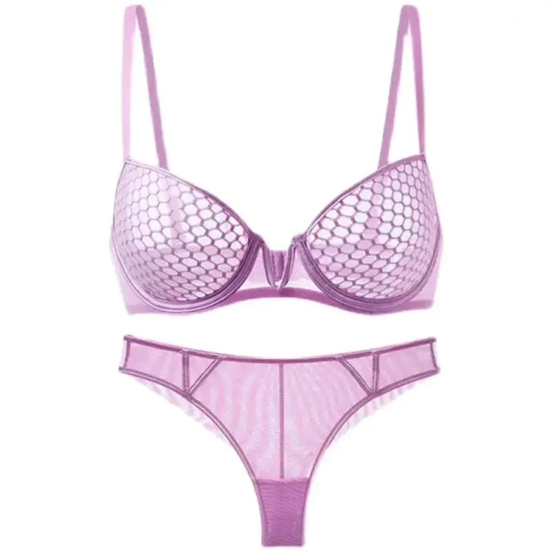 Summer Style Ultra-Thin Minimizer Bra Set Ladies Large Bust Soft Underwire Side Support Anti-Sagging Everyday Lingerie — image 1