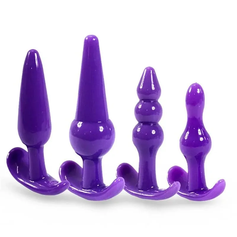 4/6Pcs/Set Safe Silicone Butt Plug Dildo Masturbation Anal Plug Vaginal Plug Sex Toys For Woman Men Anal Dilator Toys for Gay — image 6