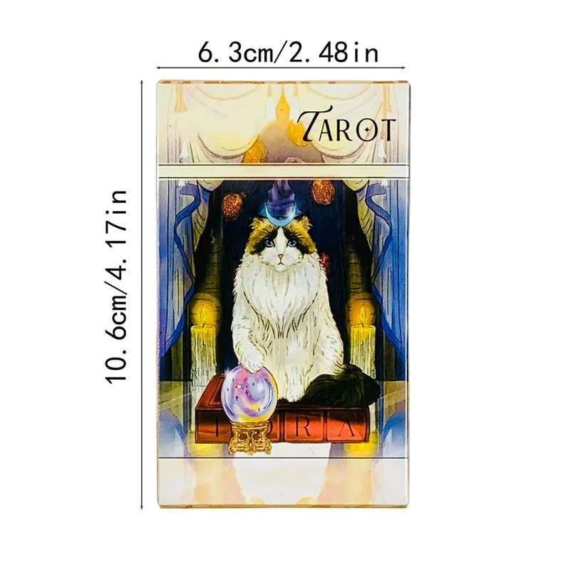 New Tarot Cards A 78-Cards English Version Of The Predictive Divination Card Game Family Gathering Card Game Spiritual Guidance — image 6