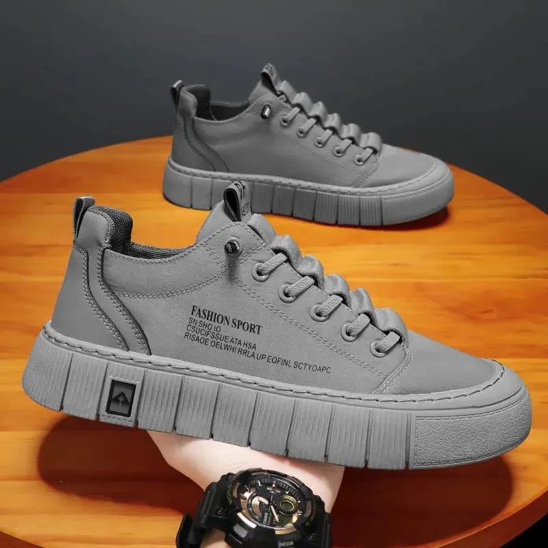 Green Men Casual Shoes Ice Silk Canvas Shoes for Men Walking Shoes Outdoor Sneakers Male Breathable Footwear Tenis Hombres — image 3