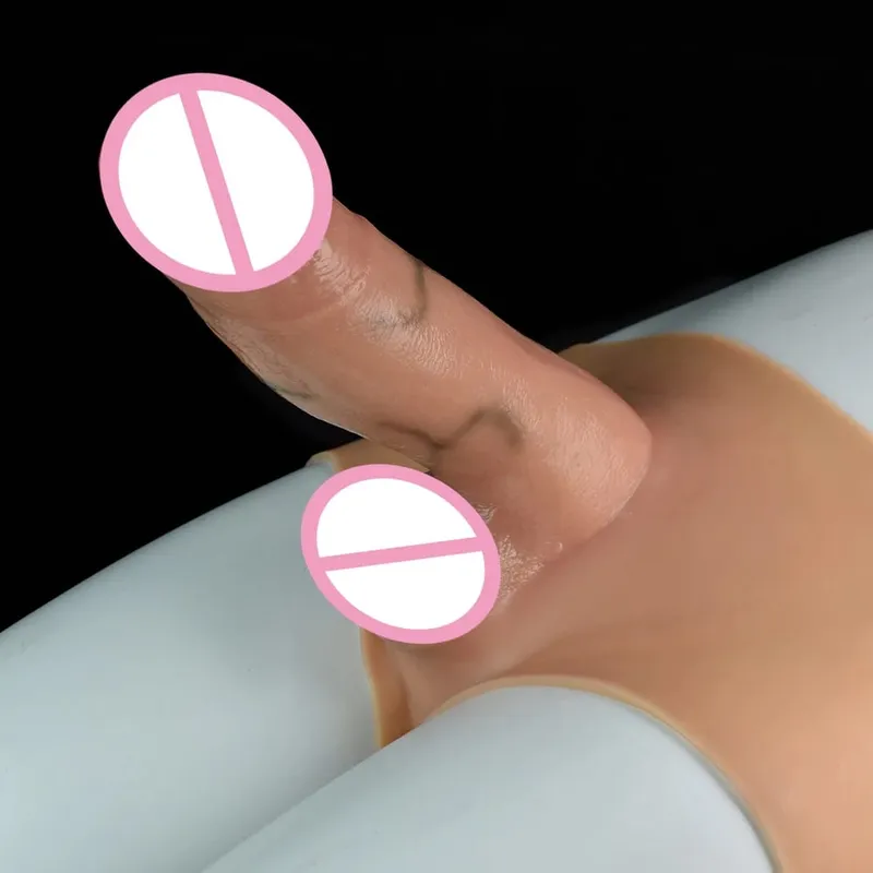 Silikonband Verklighetstrogna dildobyxor Bärbara solid stor penis sexleksaker för kvinnor lesbisk parsex — image 2