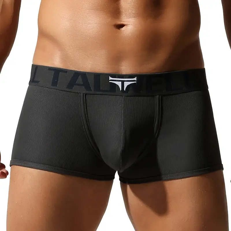 Herrunderkläder, avancerade boxershorts, enfärgad, hög elasticitet, slim fit, andas — image 1