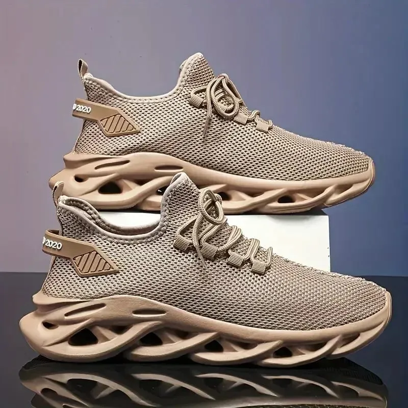 Men's Sports Running Black Jogging Shoes Casual Sports Shoes Brown Outdoor Breathable Mesh Lightweight Shock Absorbing Tennis — image 8